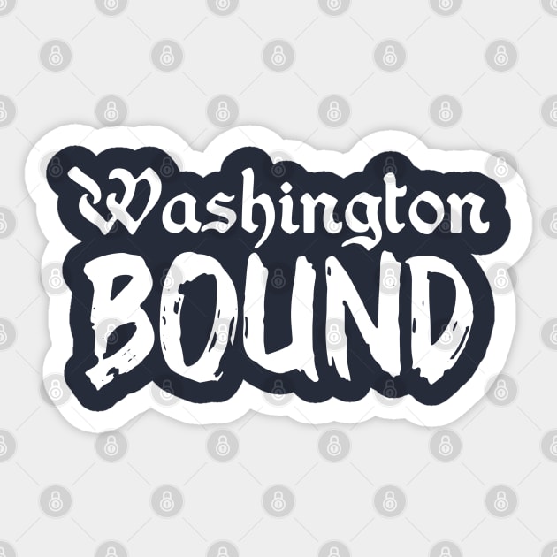 Washington moving. Perfect present for mother dad father friend him or her Sticker by SerenityByAlex